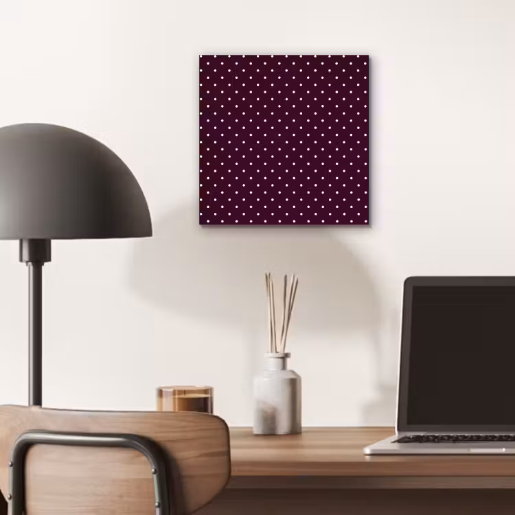 Stippen - Modern - Paars aluminium wit klein 46 -sfeer5