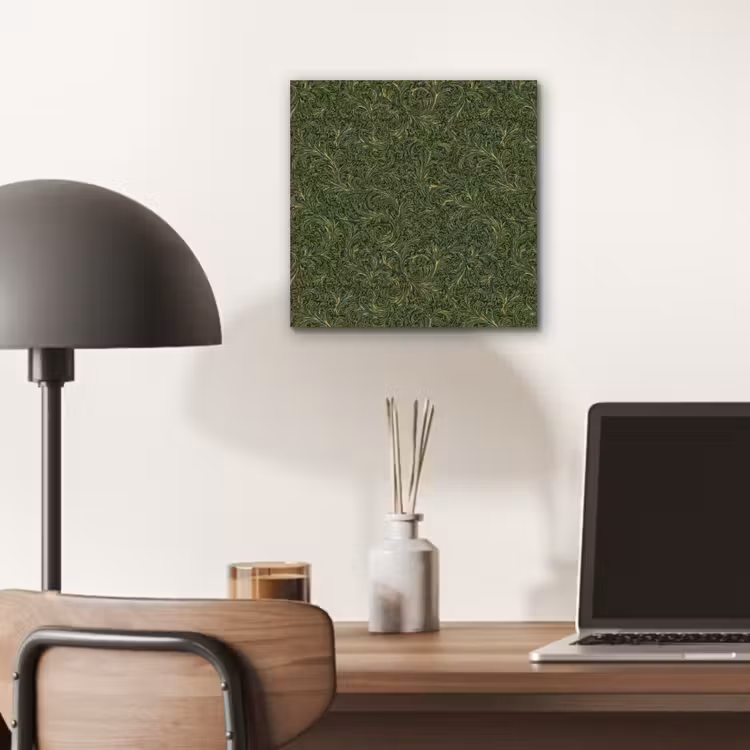 Donker - Groen - Krullend - Botanisch aluminium wit klein 46 -sfeer5