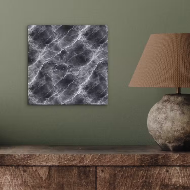 Donkergrijs - Bliksem - Marmer aluminium wit klein 46 -sfeer2