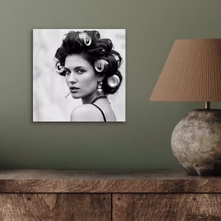 Edgy - Vrouw - Zwart - Wit aluminium wit klein -sfeer2