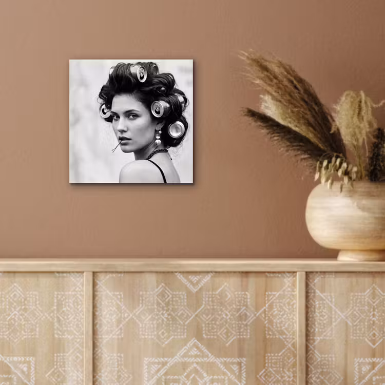 Edgy - Vrouw - Zwart - Wit aluminium wit klein -sfeer4