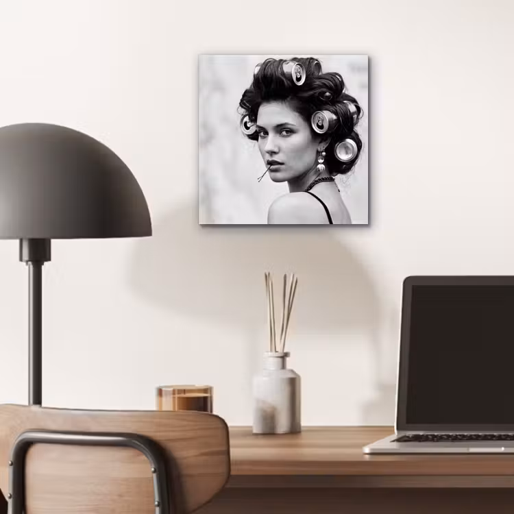 Edgy - Vrouw - Zwart - Wit aluminium wit klein -sfeer5
