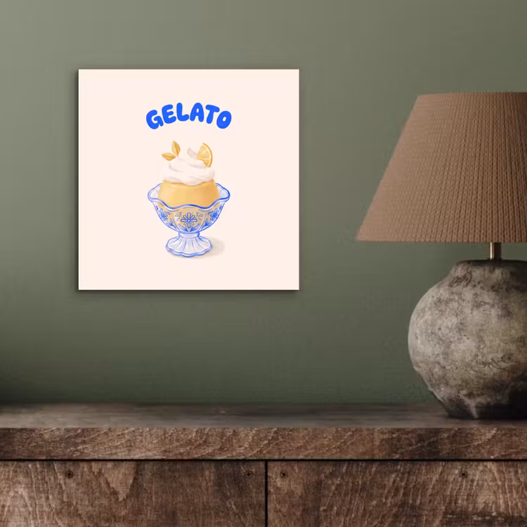 IJs - Citroen - Illustratie - Geel - Dessert aluminium wit klein -sfeer2