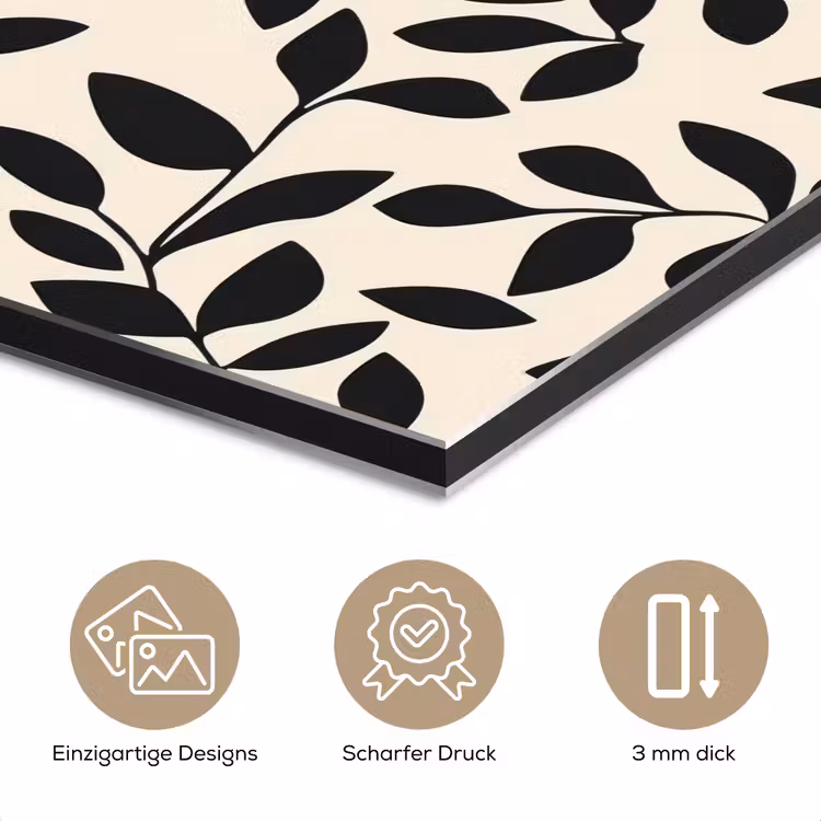 Elegant - Patroon - Zwart - Beige aluminium wit klein 46 -closeup_DE