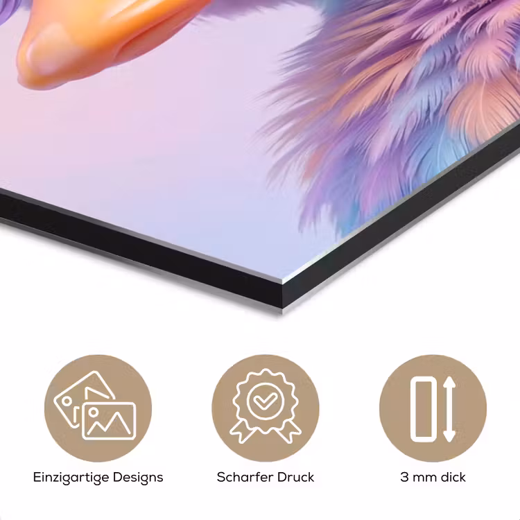 Eend - bril - Pastel aluminium wit klein -closeup_DE
