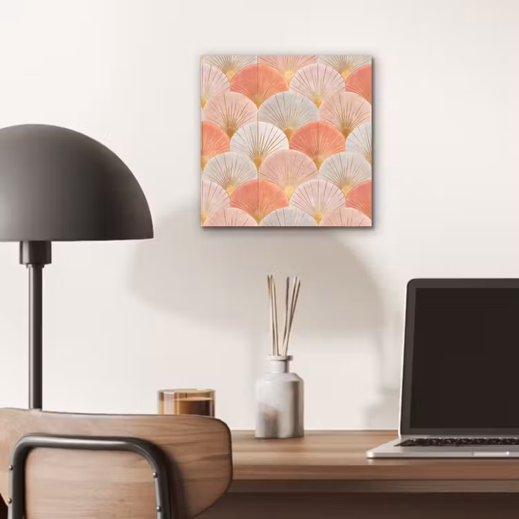 Waaiers - Goud - Roze aluminium wit klein 46 -sfeer5