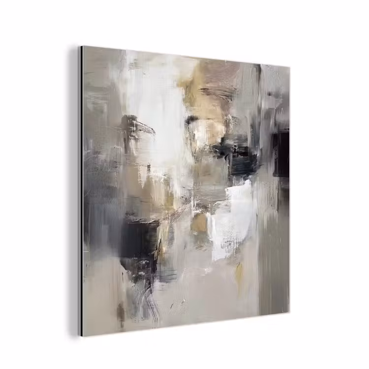 Kleurenpalet - Penseelstreken - Beige - Nevelig aluminium wit klein -3d