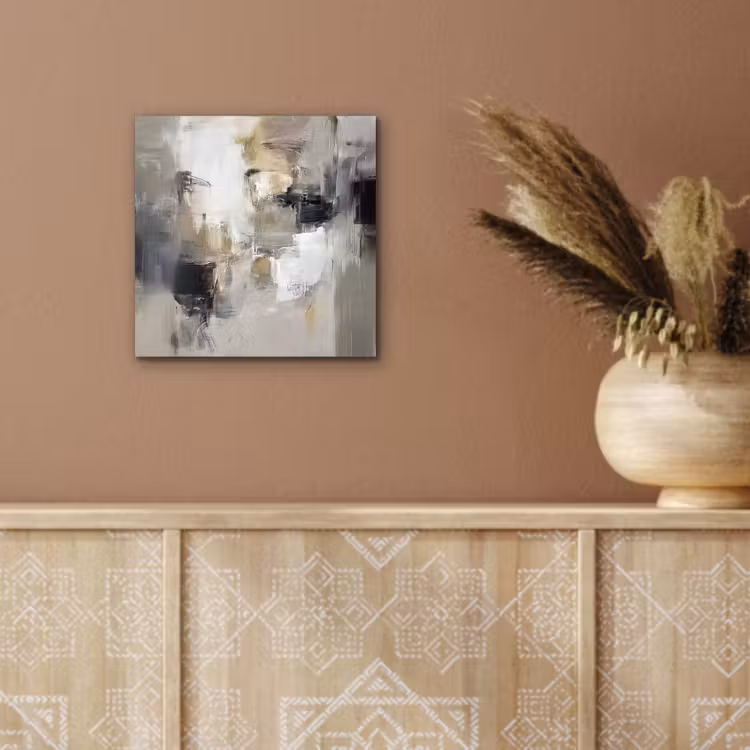 Kleurenpalet - Penseelstreken - Beige - Nevelig aluminium wit klein -sfeer4