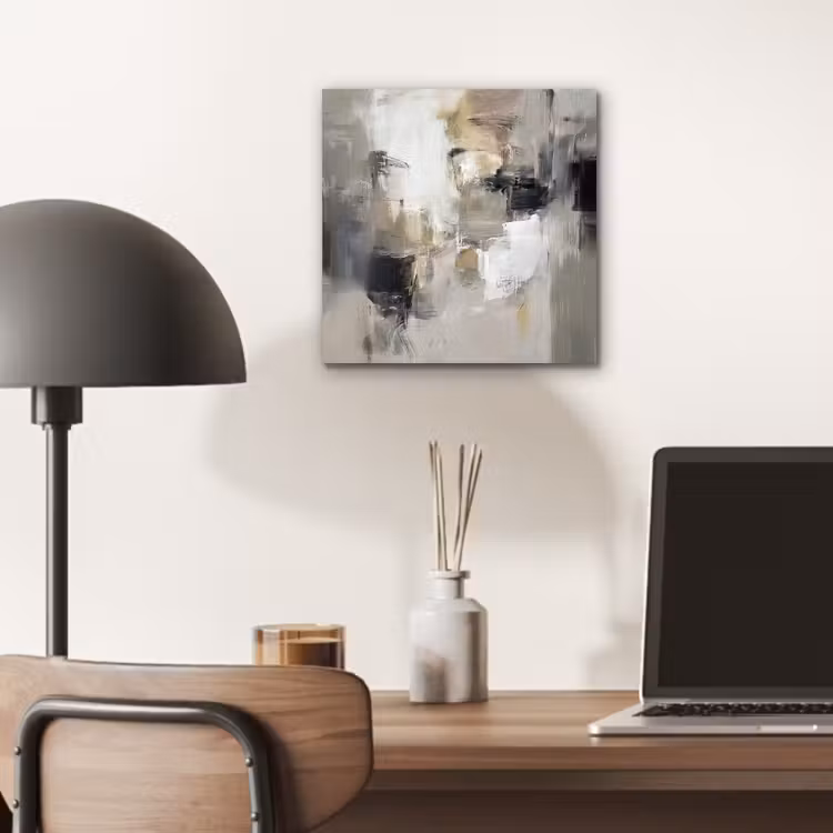Kleurenpalet - Penseelstreken - Beige - Nevelig aluminium wit klein -sfeer5