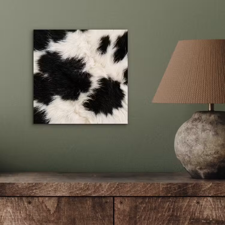 Bont - Textuur - Zwart - Wit aluminium wit klein -sfeer2