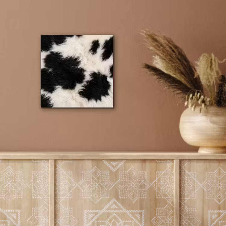 Bont - Textuur - Zwart - Wit aluminium wit klein -sfeer4
