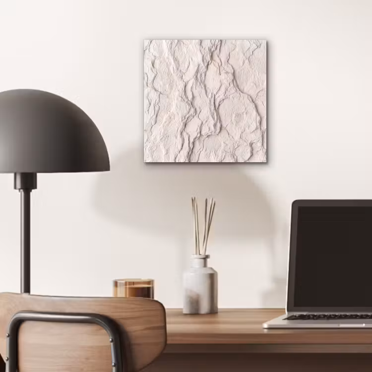 Rots - Structuur - Natuur - Beige - Abstract aluminium wit klein -sfeer5