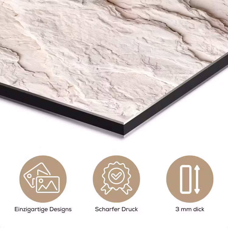 Rots - Structuur - Natuur - Beige - Abstract aluminium wit klein -closeup_DE
