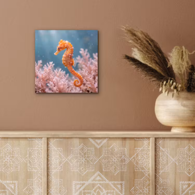Vis - Koraal - Oceaan - Macro - Oranje aluminium wit klein -sfeer4