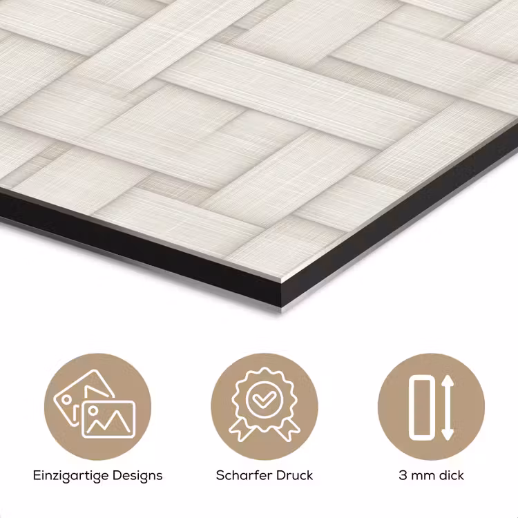 Vlechtwerk - Banen - Beige aluminium wit klein 46 -closeup_DE