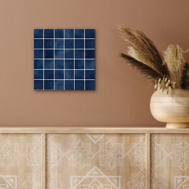 Tegel - Modern - Blauw aluminium wit klein 46 -sfeer4