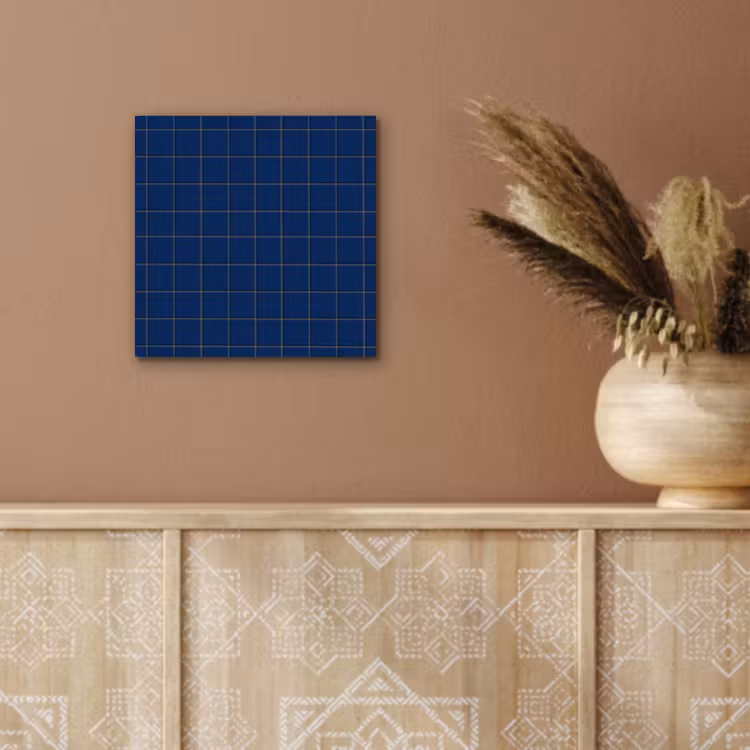 Tegel - Patroon - Blauw aluminium wit klein 46 -sfeer4