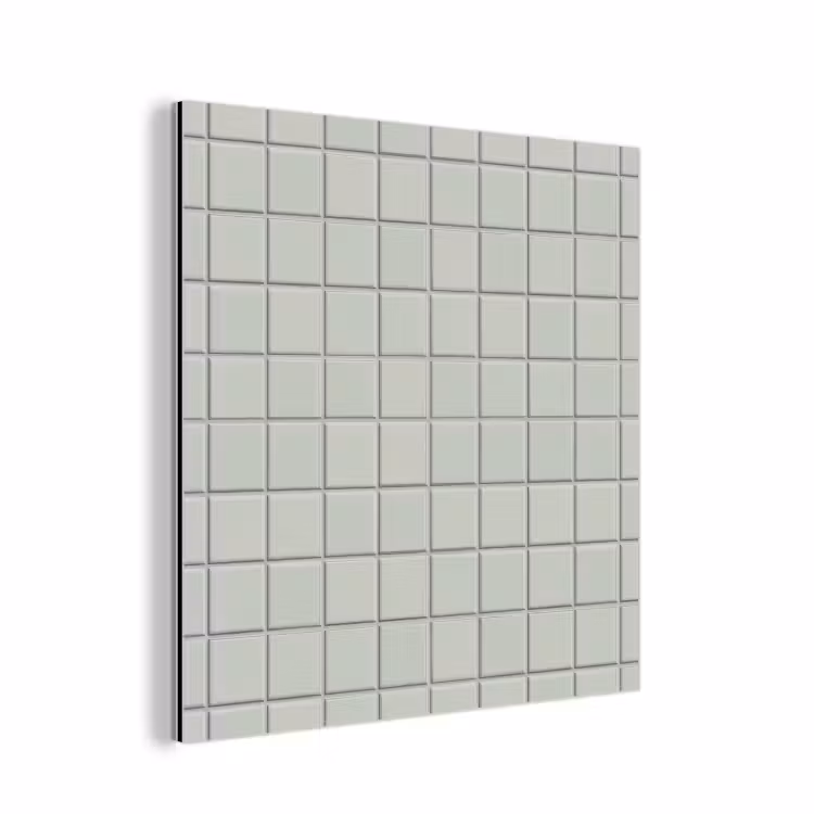 Tegel - Patroon - Lichtgroen aluminium wit klein 46 -3d