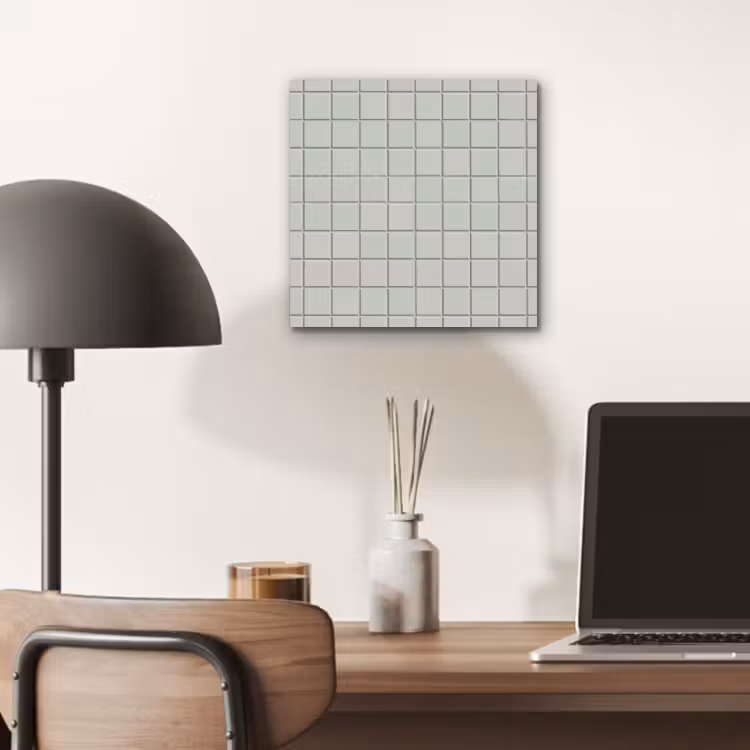 Tegel - Patroon - Lichtgroen aluminium wit klein 46 -sfeer5