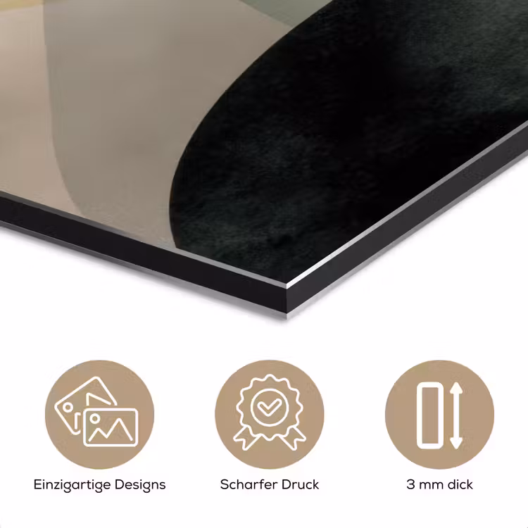 Vlakken - Abstract - Beige - Cirkels aluminium wit klein -closeup_DE