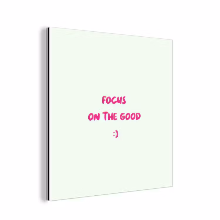 Focus - Beige - Roze - Smiley aluminium wit klein -3d
