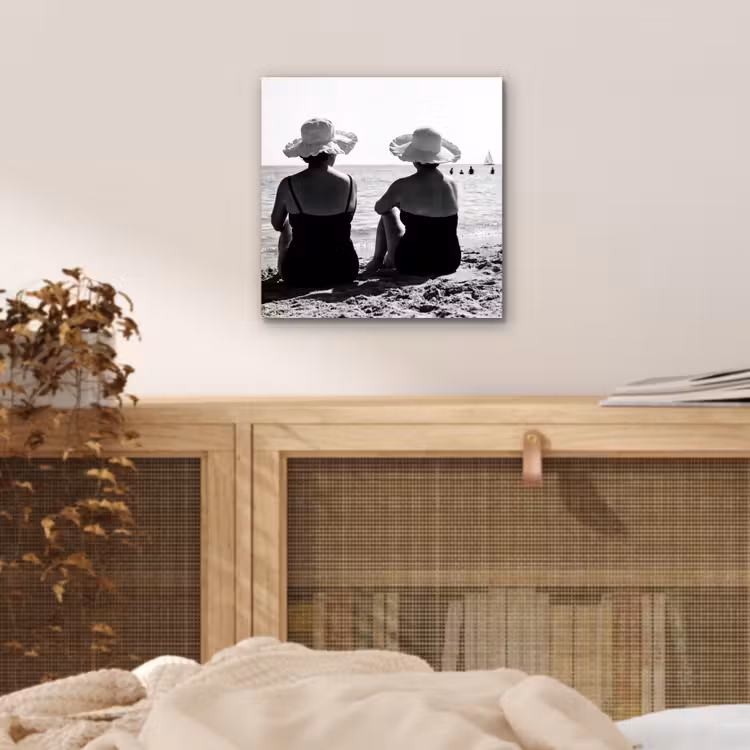 Vrouwen - Zonnehoed - Strand - Zwart - Wit aluminium wit klein -sfeer3
