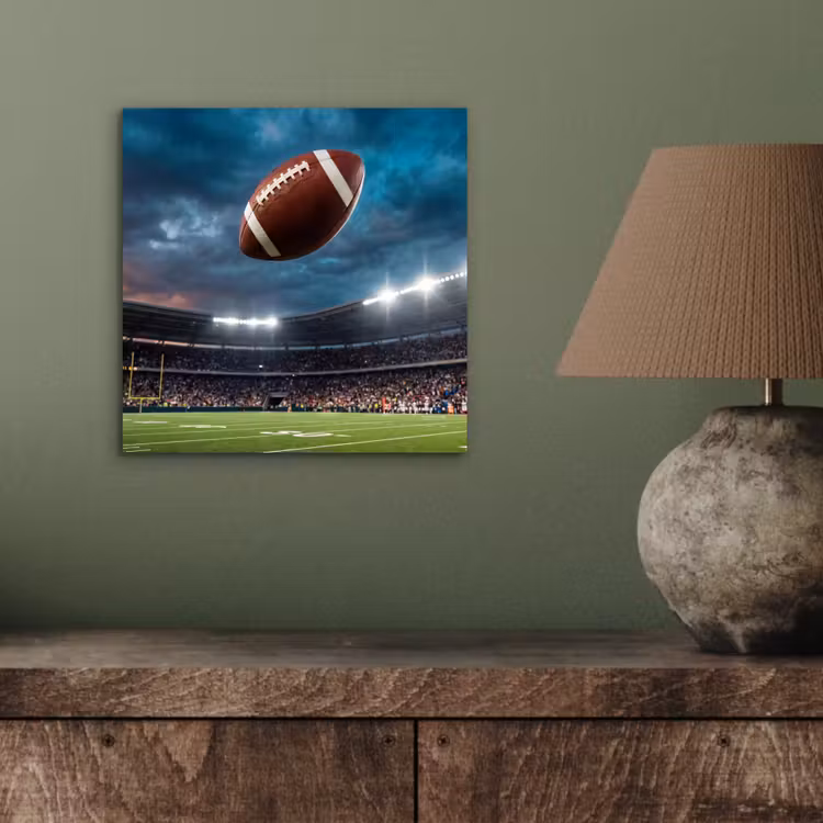 Football - Bal - Stadion - Sport aluminium wit klein -sfeer2