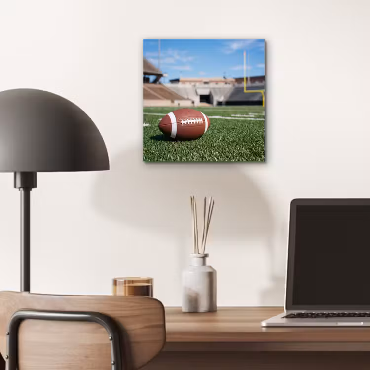 Football - Veld - Stadion - Sport aluminium wit klein -sfeer5