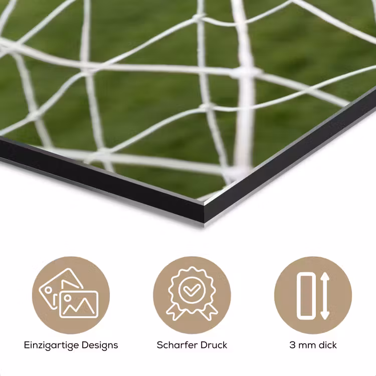 Voetbal - Goal - Net - Sport aluminium wit klein -closeup_DE