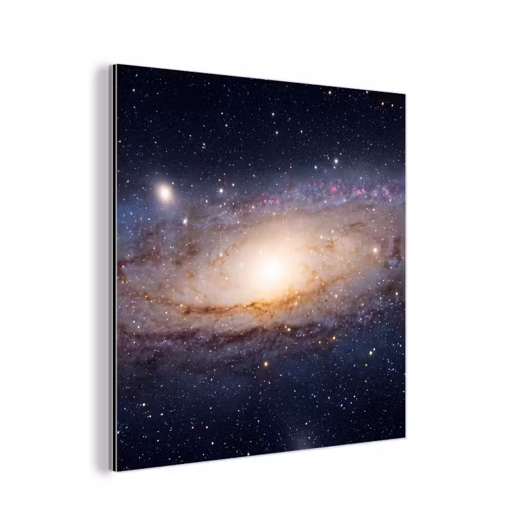 Alu-Dibond-Bild - Galaxie – Weltraum – Kosmos - Sterrenstelsel - Ruimte - Kosmos aluminium wit klein