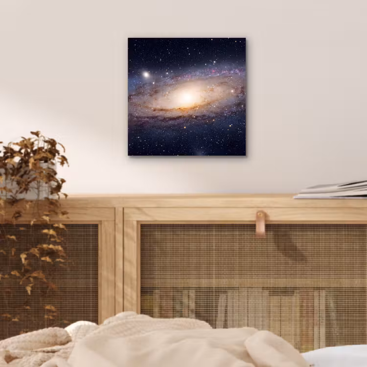 Alu-Dibond-Bild - Galaxie – Weltraum – Kosmos - Sterrenstelsel - Ruimte - Kosmos aluminium wit klein