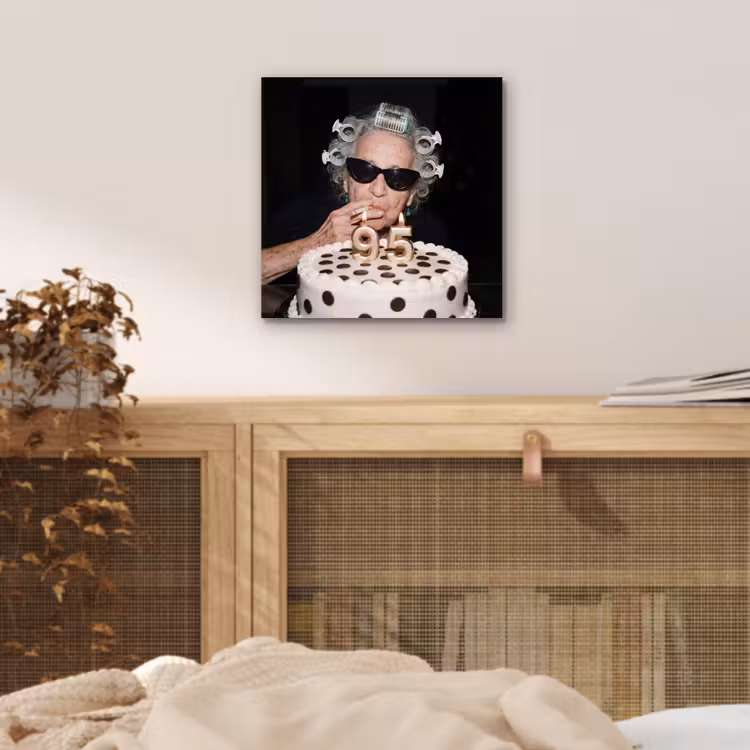 Verjaardag - Krulspeld - Oma aluminium wit klein -sfeer3