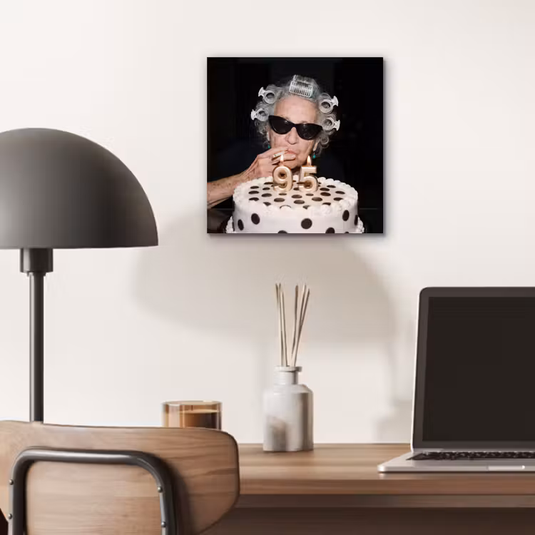 Verjaardag - Krulspeld - Oma aluminium wit klein -sfeer5