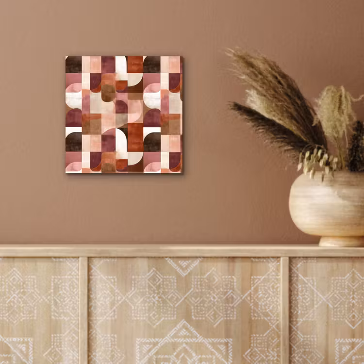 Geometrie - Modern - Retro aluminium wit klein 46 -sfeer4