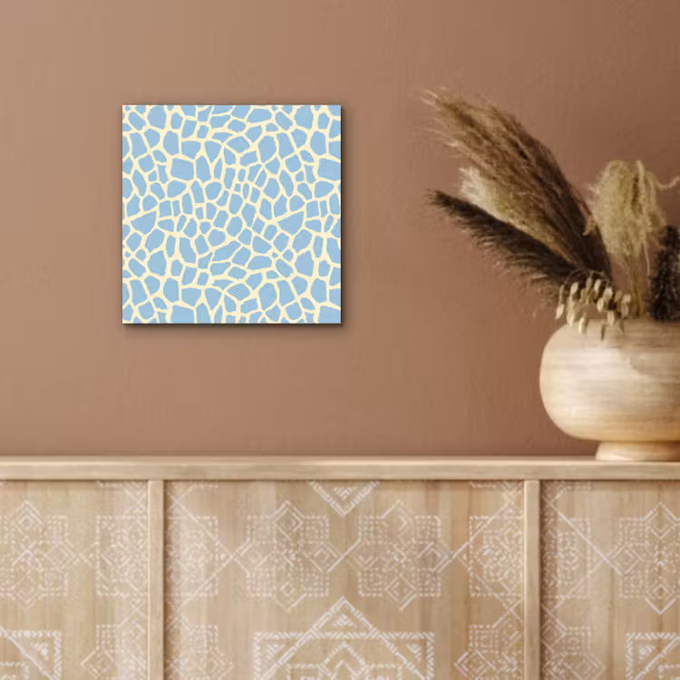 Giraf - Modern - Blauw aluminium wit klein 46 -sfeer4