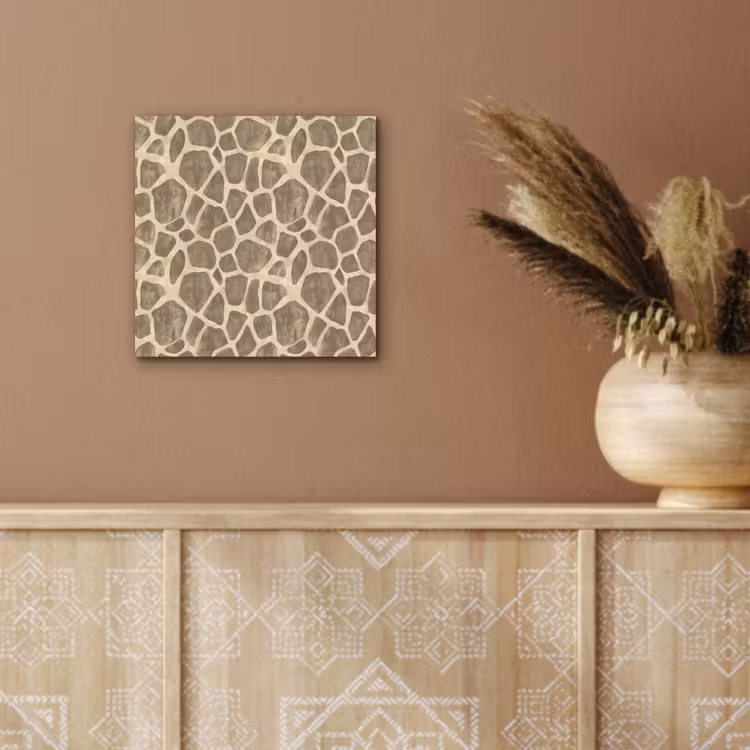 Giraf - Patroon - Beige - Bruin aluminium wit klein 46 -sfeer4