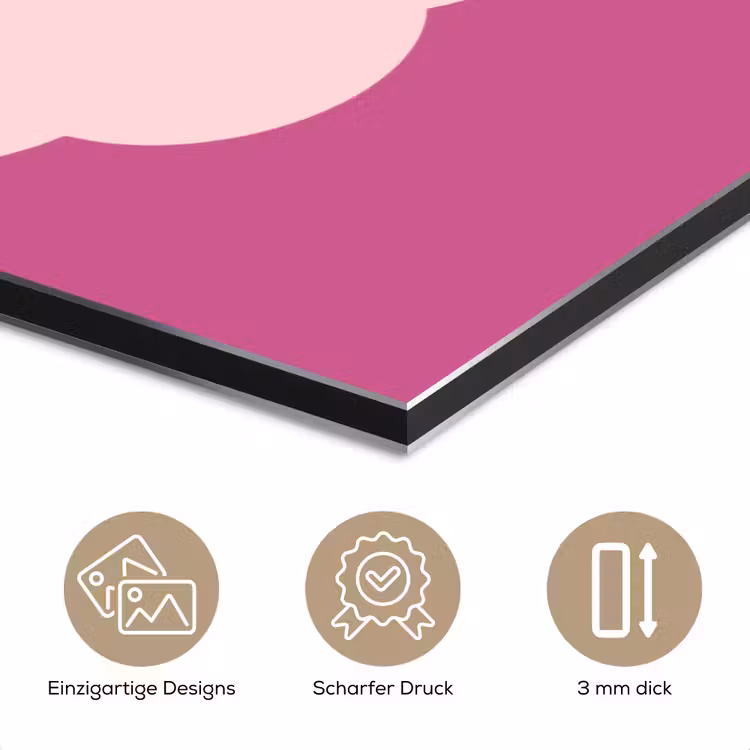 Girl power - Wolk - Roze aluminium wit klein -closeup_DE