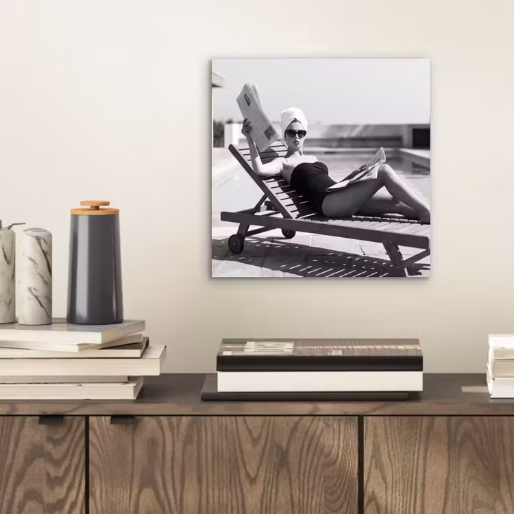 Glamour - Modern - Zwart - Wit aluminium wit klein -sfeer1