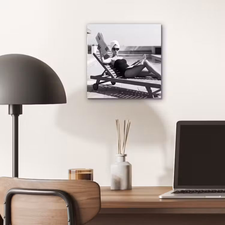 Glamour - Modern - Zwart - Wit aluminium wit klein -sfeer5