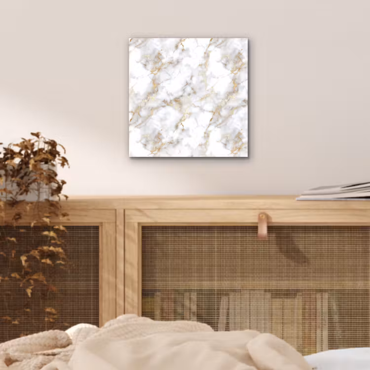 Gouden aders - Marmer - Wit aluminium wit klein 46 -sfeer3