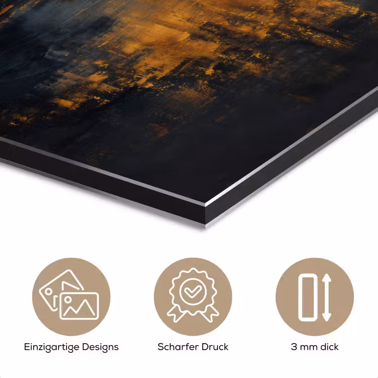 Gouden Reflectie op Water aluminium wit klein -closeup_DE