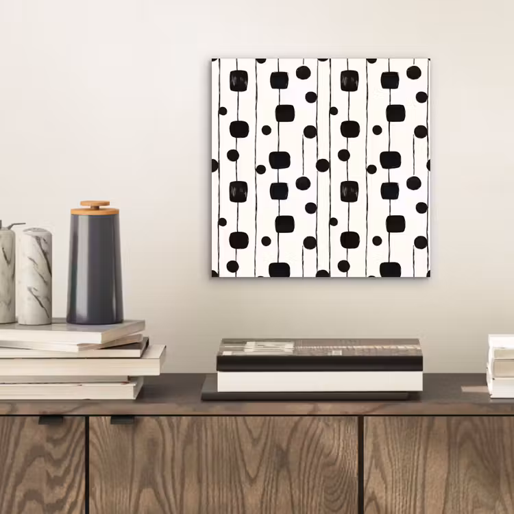 Grafisch - Modern - Zwart aluminium wit klein 46 -sfeer1