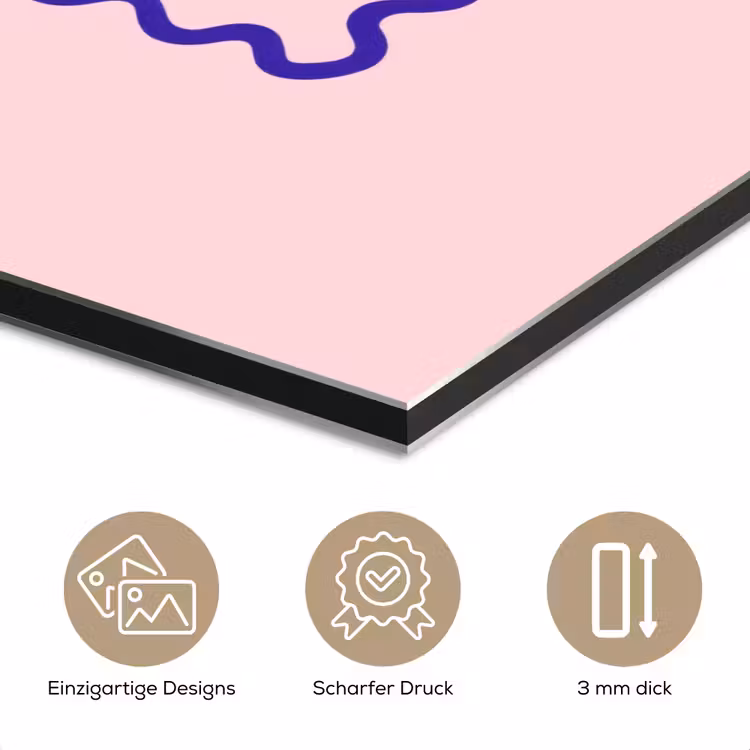 Grl pwr - Roze - Kader aluminium wit klein -closeup_DE