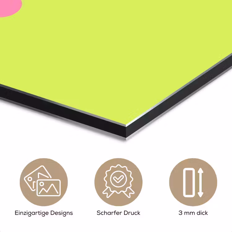 Groen - Roze bonjour - Retro aluminium wit klein -closeup_DE