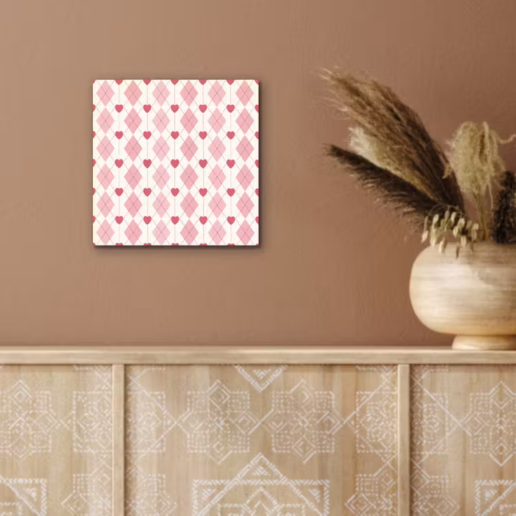 Ruiten - Klassiek - Roze - Wit aluminium wit klein 46 -sfeer4