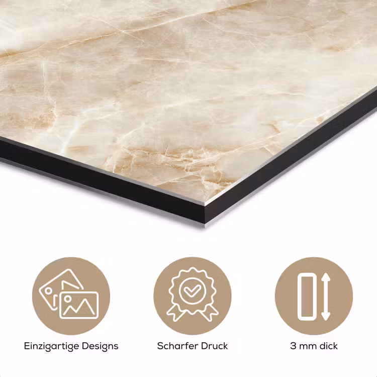 Lichtbeige - Onyx - Subtiel aluminium wit klein 46 -closeup_DE