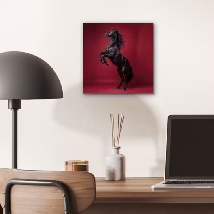 Hengst - Steigert - Rood aluminium wit klein -sfeer5