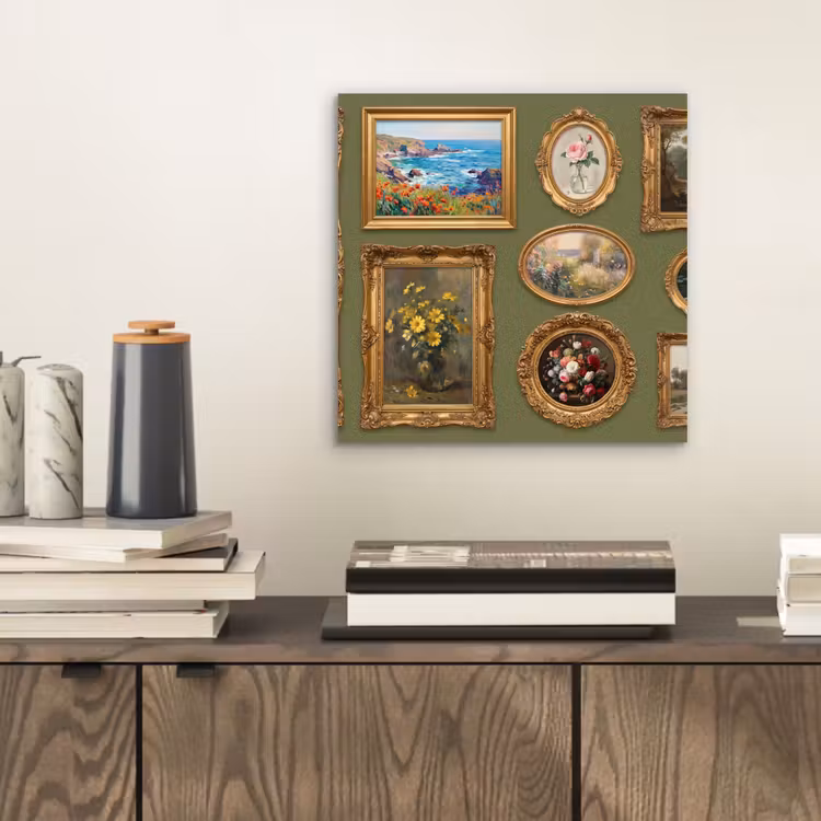 Hert - Bos - Natuur - Klassiek - Dieren aluminium wit klein -sfeer1