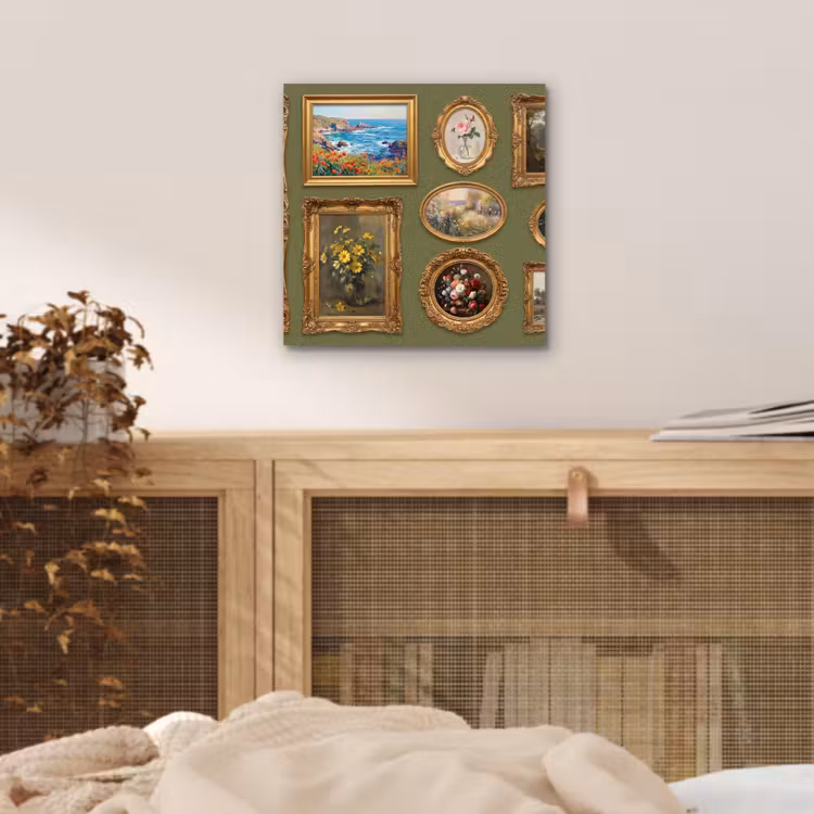 Hert - Bos - Natuur - Klassiek - Dieren aluminium wit klein -sfeer3
