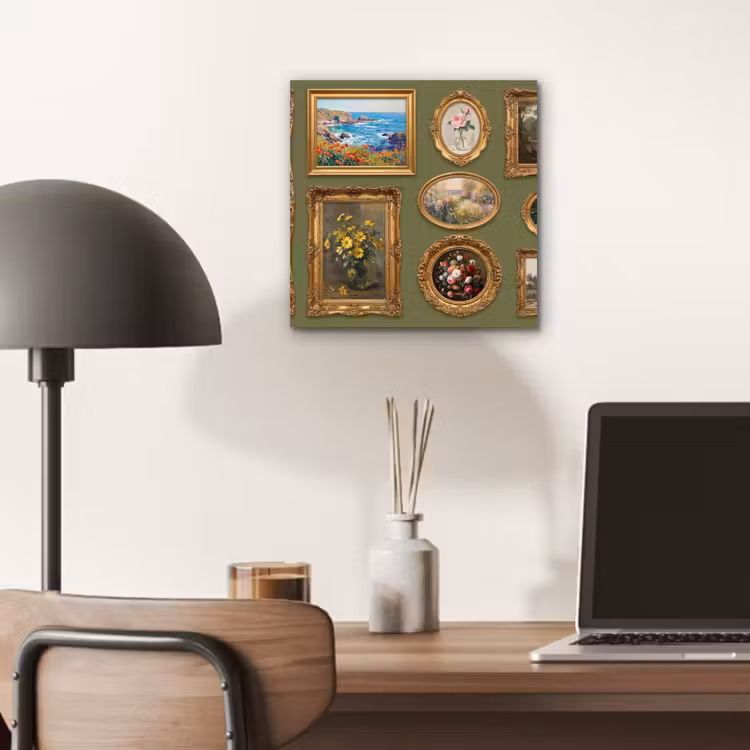 Hert - Bos - Natuur - Klassiek - Dieren aluminium wit klein -sfeer5